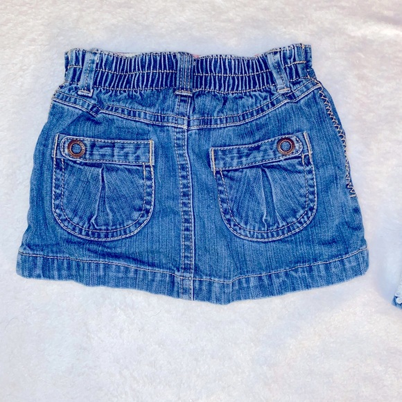 2 Denim Jean shorts/skirt - Picture 4 of 7